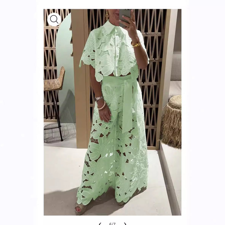Demure Lace 2pc Set