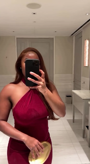 High-end sleeveless elegant dress