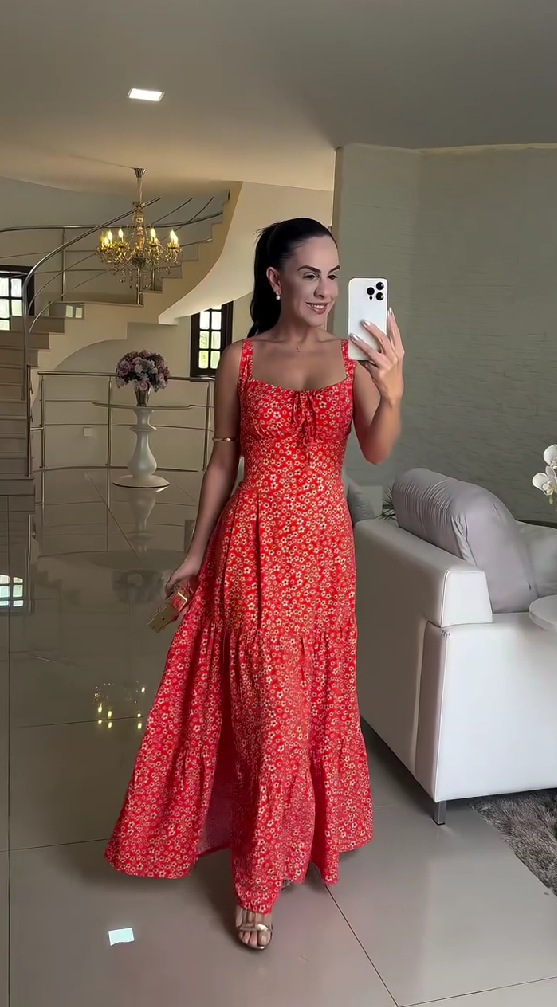 Slim Sexy Floral Sling Dress