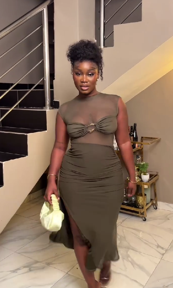 Solid color elegant temperament tube top twist dress