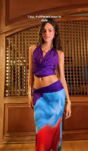 European and American fashion ins style wave dress