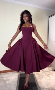 Sexy halter neck dress