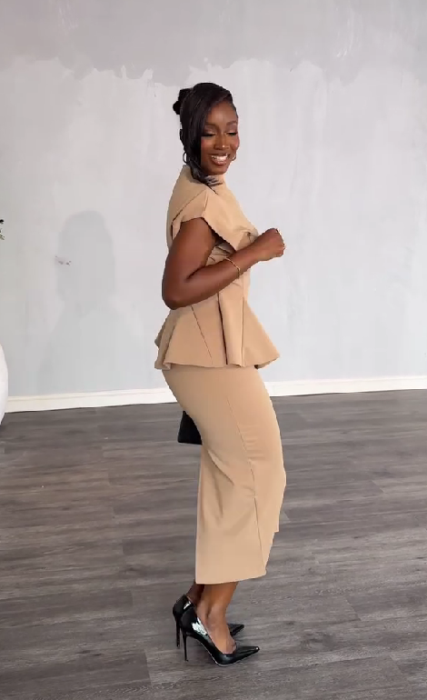 Solid color fashion suit