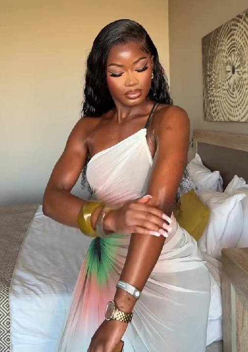 White beach dress