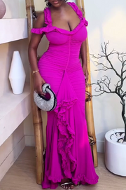 Sexy V-neck lace dress