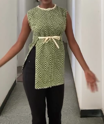 Round Neck Button Top Fashion Vest
