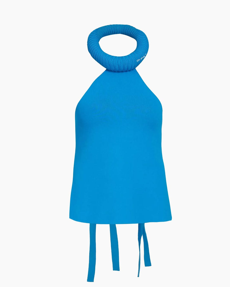 Vintage Backless Sleeveless Halter Top