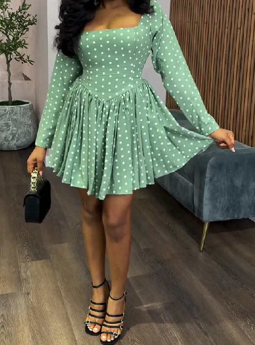 Torch Crepe Dress