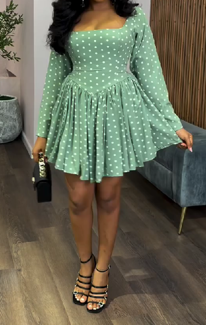 Torch Crepe Dress