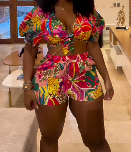 Lace Print Resort Set