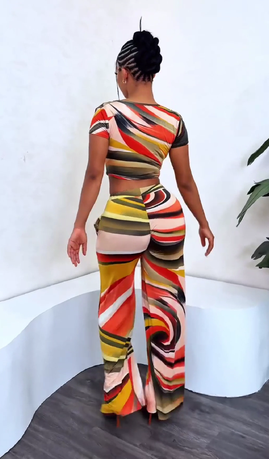 Multicolor patchwork set