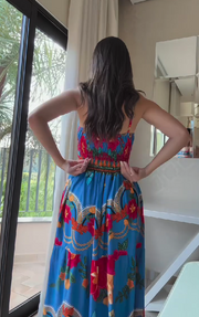 2025 Summer New Sleeveless Printed Dress