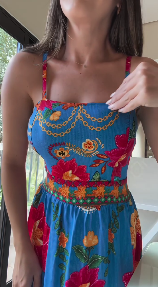 2025 Summer New Sleeveless Printed Dress