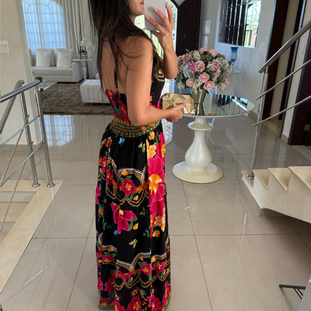 2025 Summer New Sleeveless Printed Dress