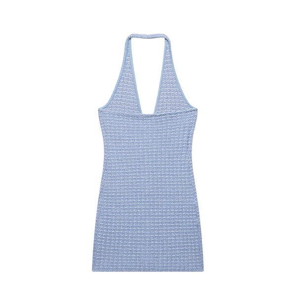 Sexy Simple Halter Neck Dress