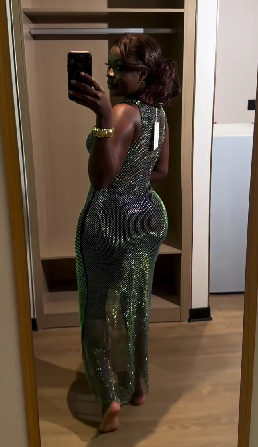 Sexy vest dress with sparkling rhinestones