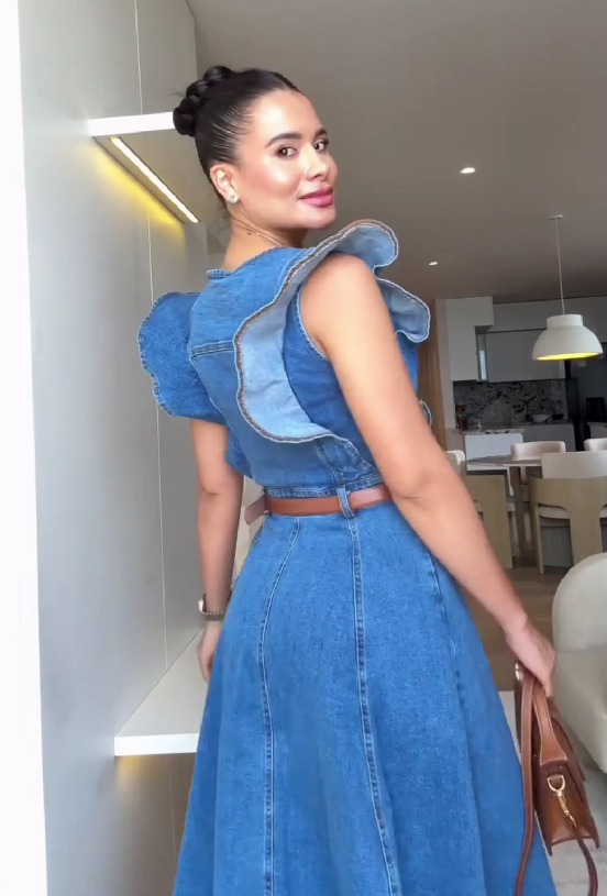 Retro Denim Dress