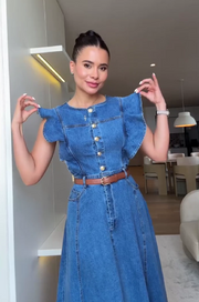 Retro Denim Dress