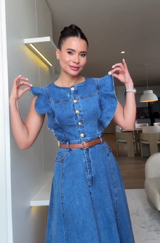 Retro Denim Dress