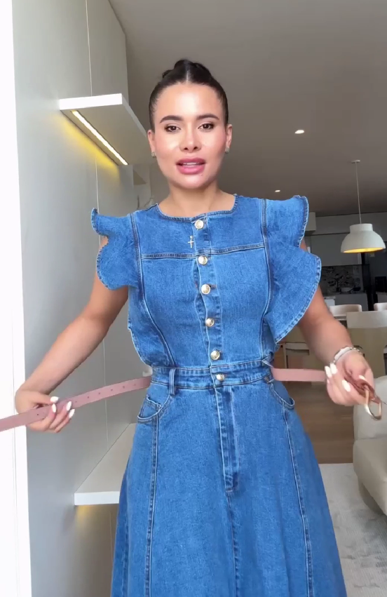 Retro Denim Dress
