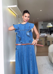 Retro Denim Dress