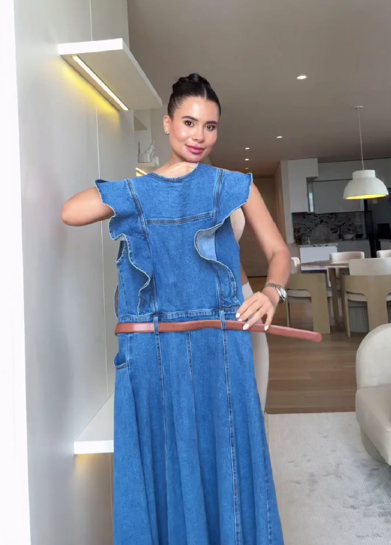 Retro Denim Dress