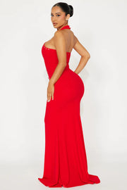 Lace Up Maxi Dress