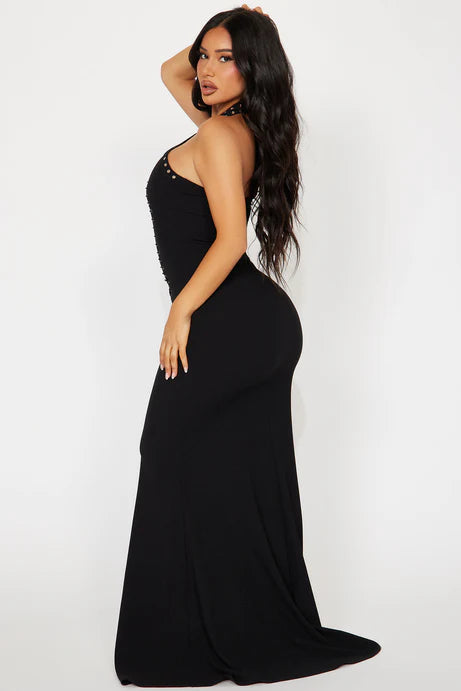 Lace Up Maxi Dress