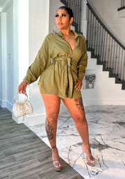 Ebony Linen Short Set (New)