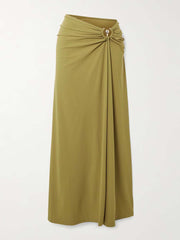 Embellished Ruched Two Pieces Dress