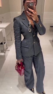 Fashionable casual all-match denim suit
