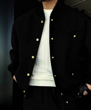 Fashion new solid color long sleeve jacket