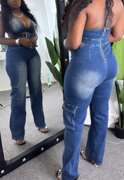 Stunning Stylish Denim Jumpsuit