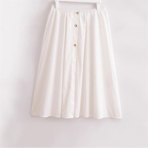 Spring new casual single-breasted dress