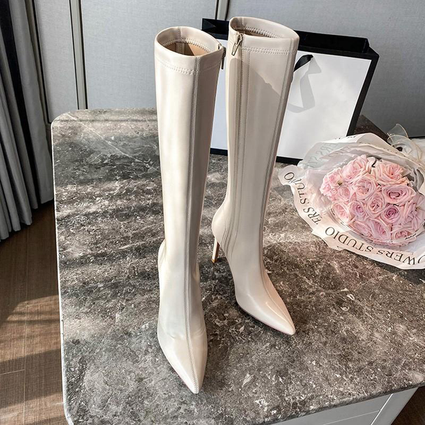 2024 Original Genuine Leather Pointed Toe Boots