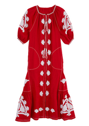 Chic Printed Long Sleeve Shirt Dress