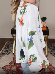 Comfy Floral Casual Blouse