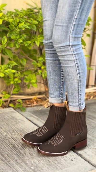 2024 Coffee Women's Ankle Boots