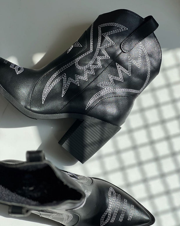 Women's Printed Casual Cowboy Boots
