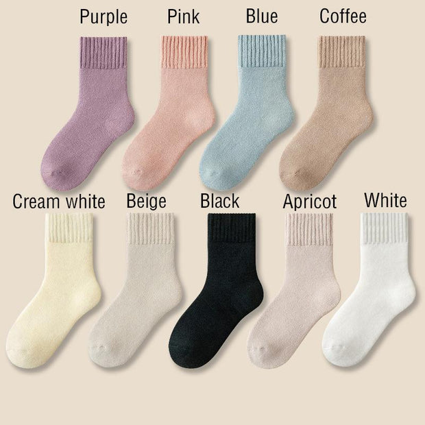 Women's winter fashion fleece warm socks