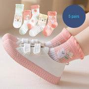 Summer cute breathable sweat-absorbing children's socks