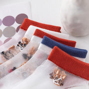 Summer Glass Silk Kitten Socks