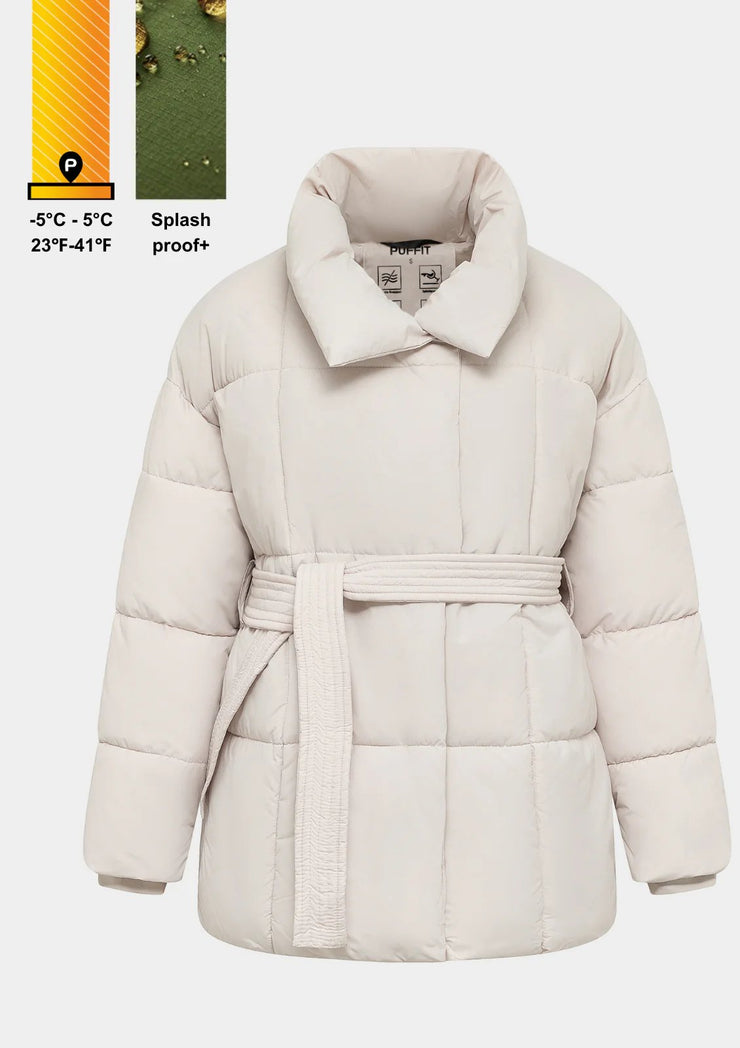 Mid Length Belted Jacket