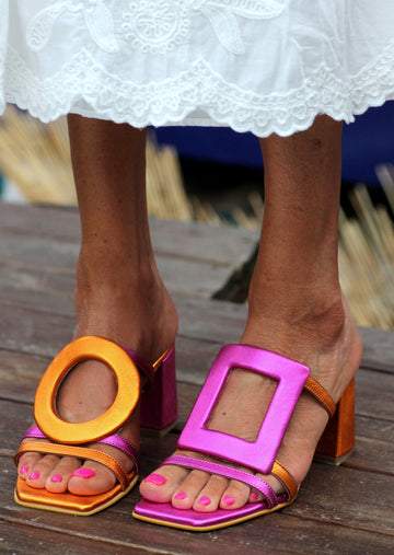 Metal Series Multicolor High Heels