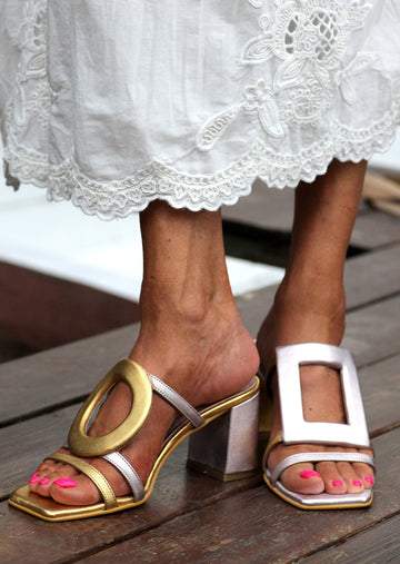 Metal Series Multicolor High Heels