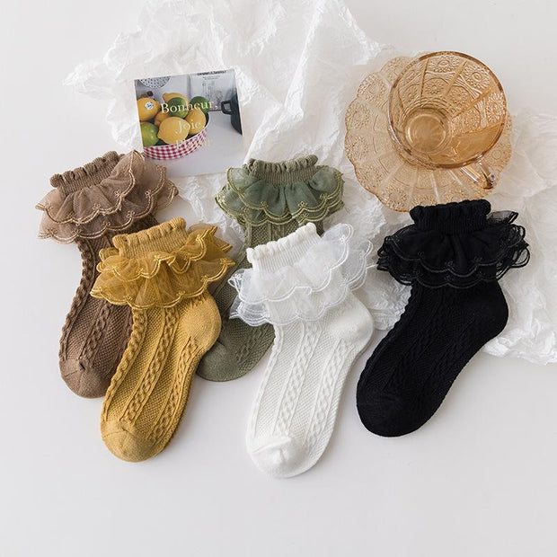 2023 Lace Socks Lace Princess Socks