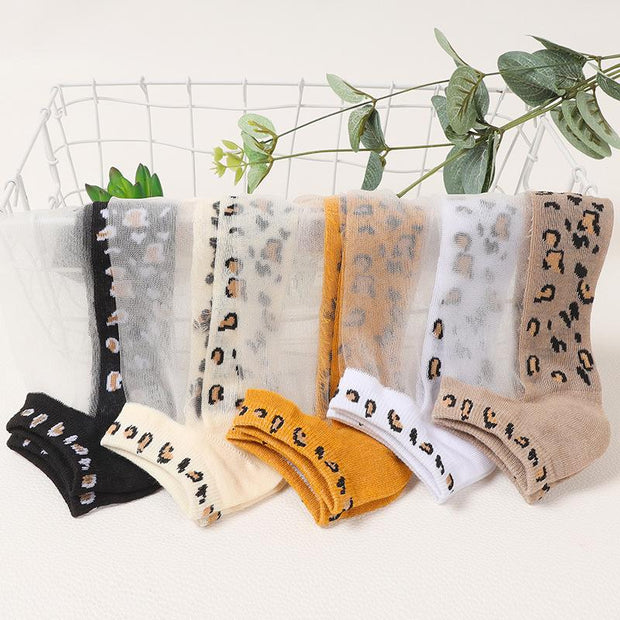 summer leopard socks