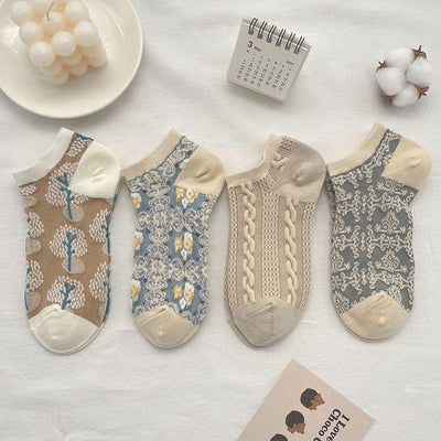 Summer Vintage Premium Cotton Socks