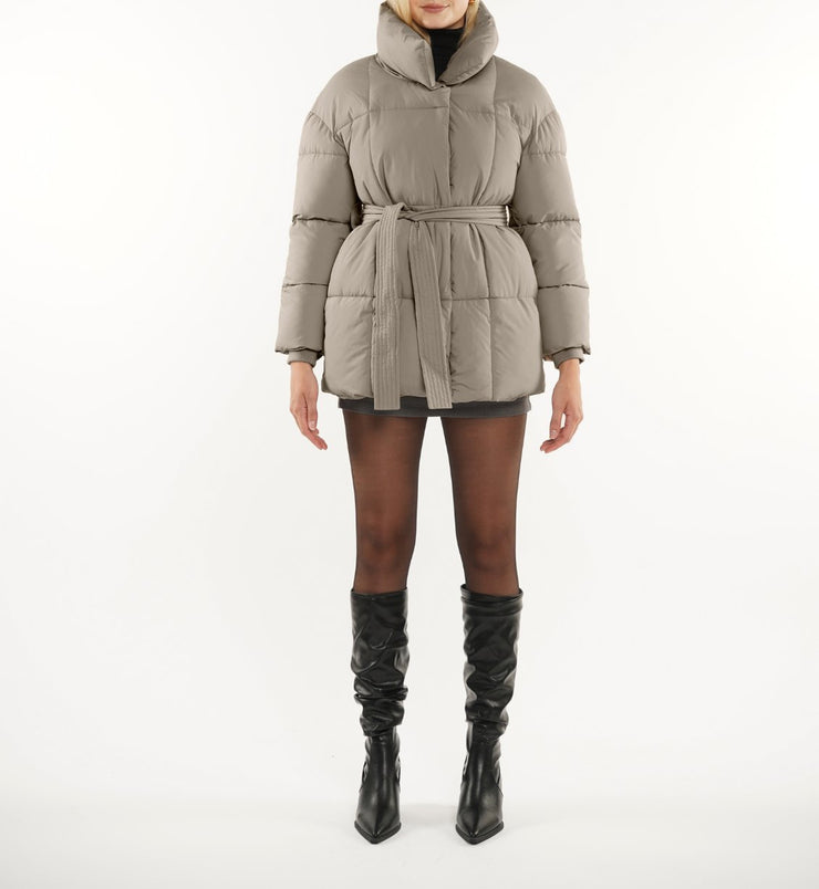 Mid Length Belted Jacket