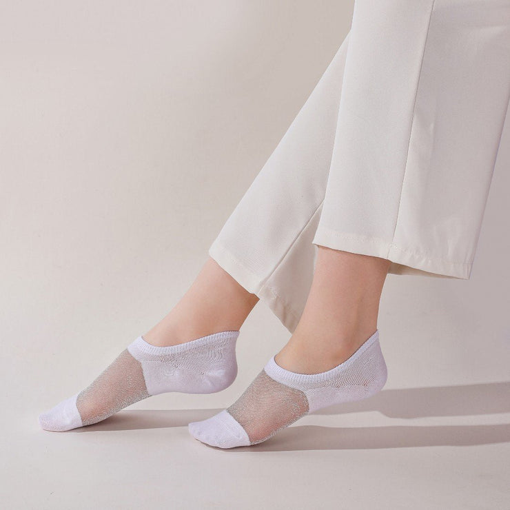 Summer crystal silk thread glass socks